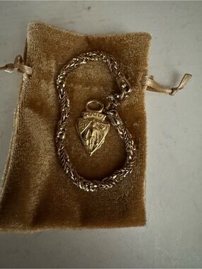 Vintage Christian Dior bracelet and Vintage Gucci Charm